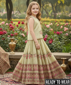 Alternative view of 120924 Pista Green Luxury Lehenga