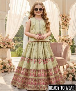 Alternative view of 120924 Pista Green Luxury Lehenga