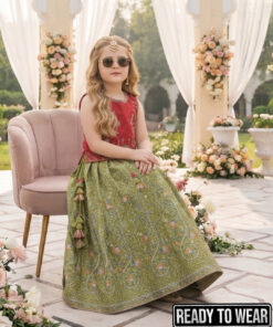 Alternative view of 111224 Red Green Lehenga