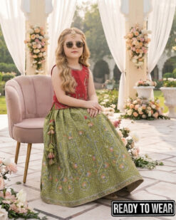 Alternative view of 111224 Red Green Lehenga