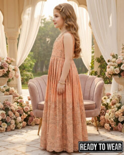 Alternative view of Rowsilk Maxi - Peach