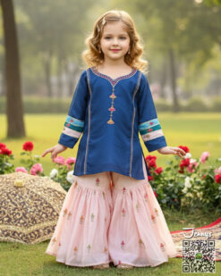 200225 Silk Gharara Suit – Zing Tpink