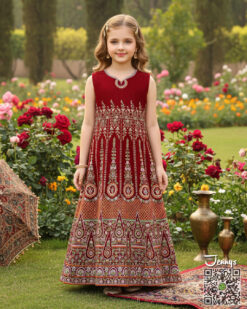 180125 Shalmosh Maxi - Maroon