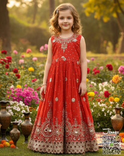 Rowsilk Maxi - Red Cutwork