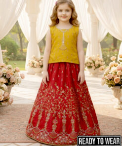 Alternative view of 140325 Musturd Red Lehenga