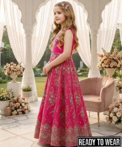 Alternative view of 210125 Shalmosh Maxi Aline - Pink