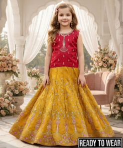 Alternative view of 140325 Red Musturd Lehenga