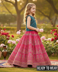 Alternative view of 020125 Seagreen Pink Lehenga