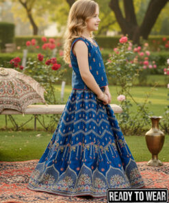 291024 China Blue Lehenga