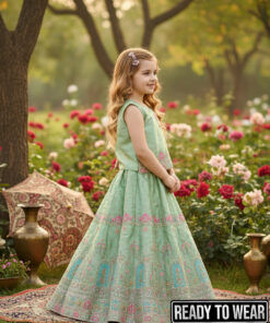 Alternative view of 121125 Bunch Tatami Pista Lehenga