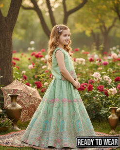 Alternative view of 121125 Bunch Tatami Pista Lehenga