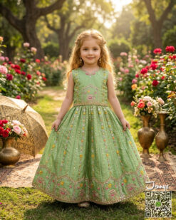 140226 Elephent - Pista Lehenga Junior