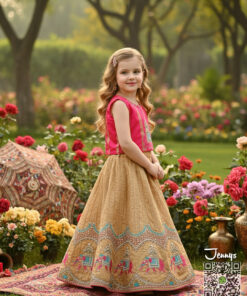 Alternative view of 260425 Elephent Design Chilva Lehenga