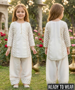 151026 Farshi Shalwar White