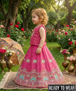 Alternative view of 150426 Bilal Pink Lehenga