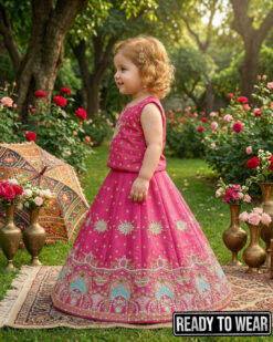 Alternative view of 150426 Bilal Pink Lehenga