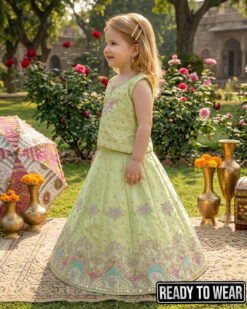 Alternative view of 150426 Bilal Pista Lehenga