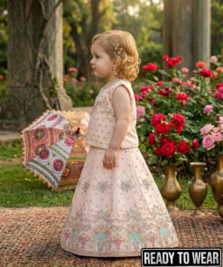 Alternative view of 150426 Bilal Baby Pink Lehenga