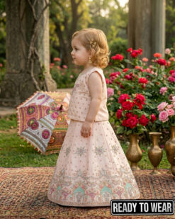 Alternative view of 150426 Bilal Baby Pink Lehenga