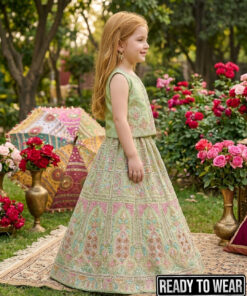 Alternative view of 170226 Heavy Embroidery Pista Lehenga