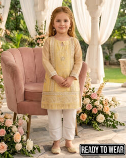 Cotton Trouser Kameez - Offwhite