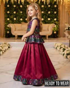 Alternative view of 110626 Paplum Boxplate Multi Lehenga