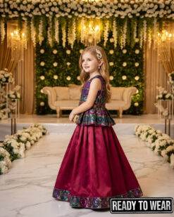 Alternative view of 110626 Paplum Boxplate Multi Lehenga