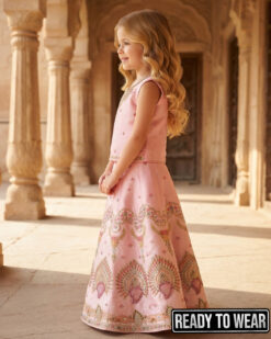 Alternative view of 230626  Heart Design - Baby Pink Lehenga