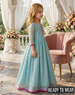 Alternative view of Indian Saffon Fabric Maxi