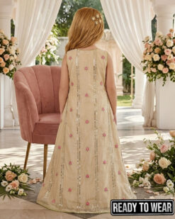 Alternative view of 021026 | Saffon Squence | Front open Maxi | Golden